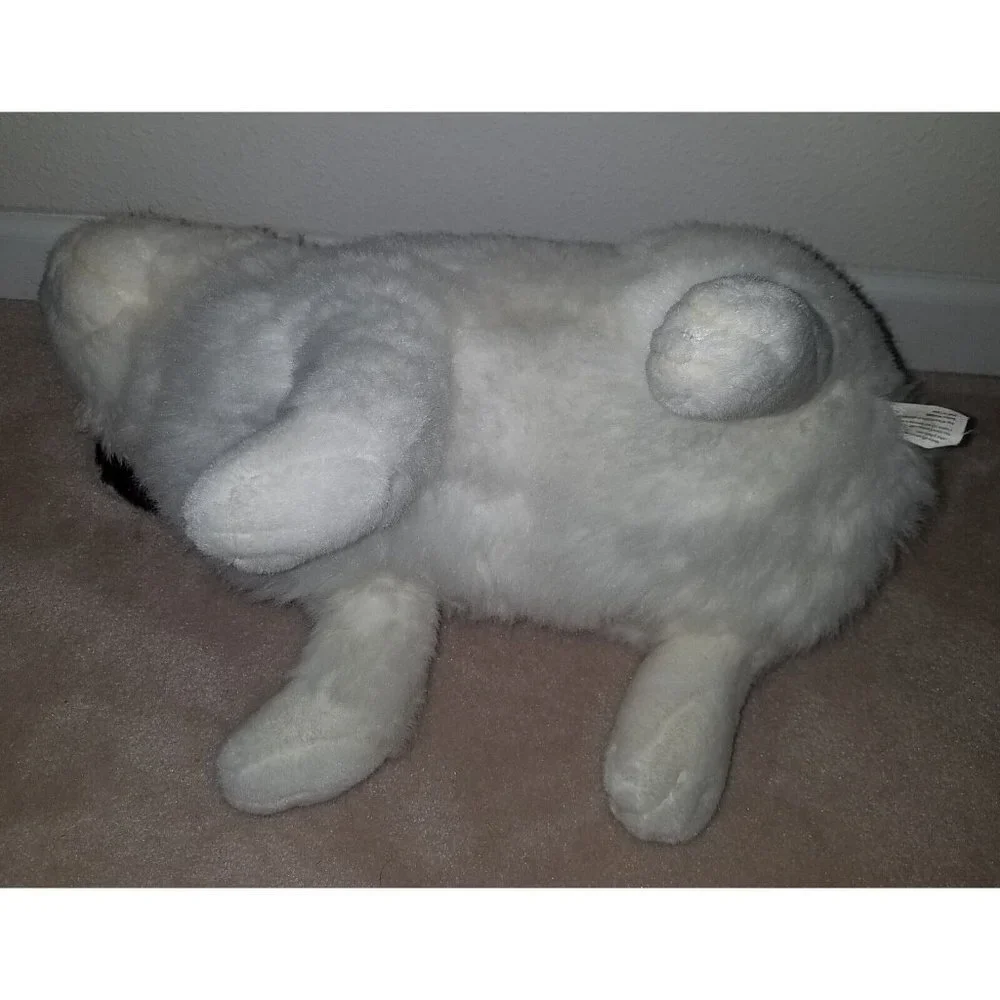 Fine Toy White Bunny Rabbit Plush Realistic 19